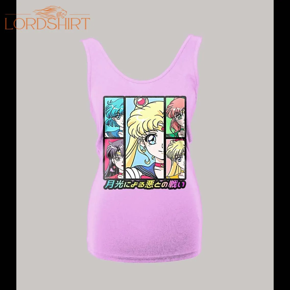 Moon Prism Power Anime Ladies Tank Top