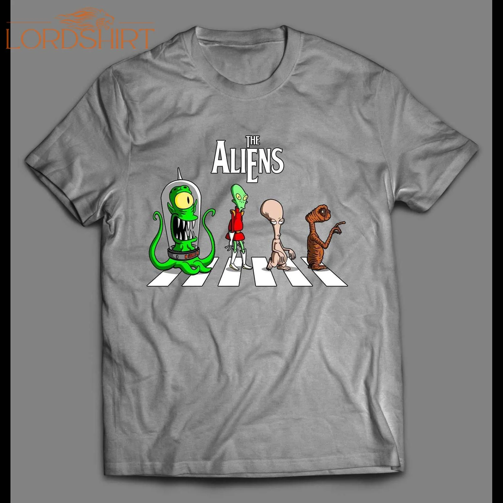 Movie Aliens Abbey Road Parody Shirt