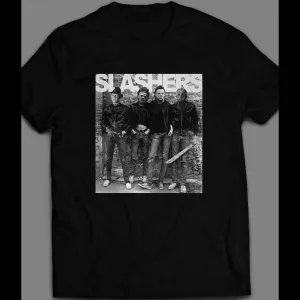 Movie Horror Killers Myers Jason Freddy It The Slashers Parody Halloween Shirt