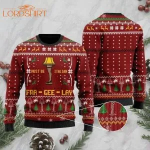 Must Be Italian Fra Gee Lay Ugly Christmas Sweater