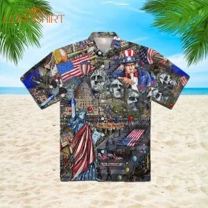 My Patriotic Heart Beats Independence Day Hawaiian Shirt