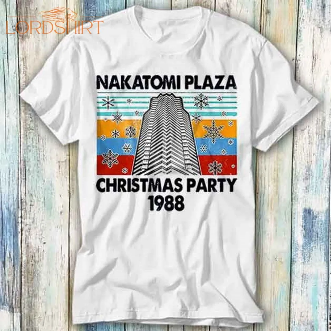 Nakatomi Plaza 1988 Christmas Party Retro Die Movie Bruce T