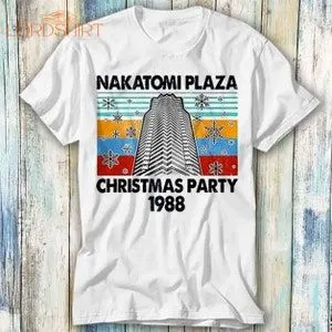 Nakatomi Plaza 1988 Christmas Party Retro Die Movie Bruce T