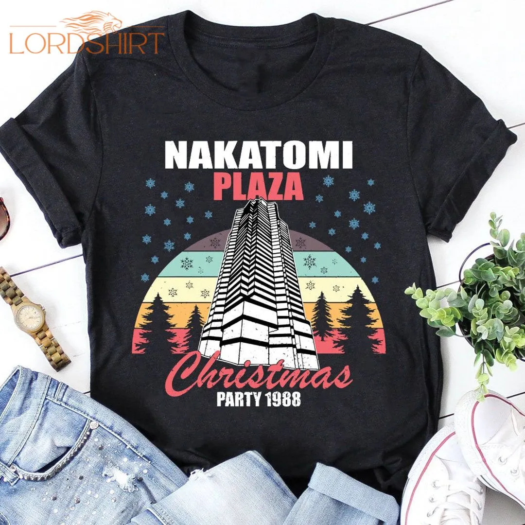 Nakatomi Plaza Christmas Party 1988 Funny Xmas Vintage Cool