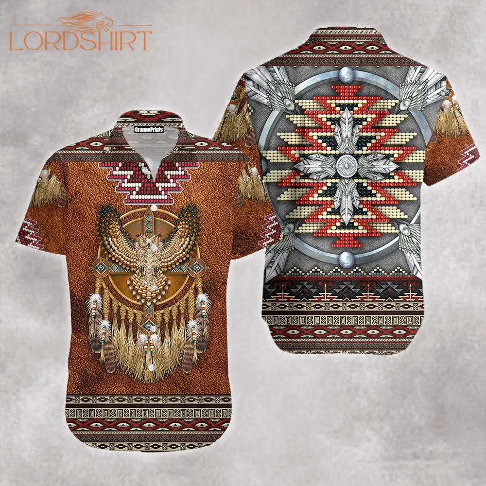 Native American Pattern Aloha Hawaiian Shirt