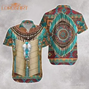 Native Pattern Hawaiian Shirt