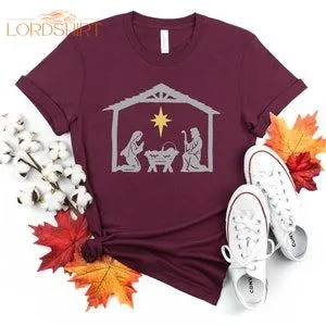 Nativity Scene Shirt Nativity Shirt Christmas T-shirt