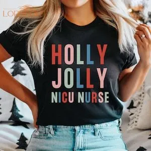 NICU Nurse Christmas Shirt Christmas Tshirt For NICU Nurse