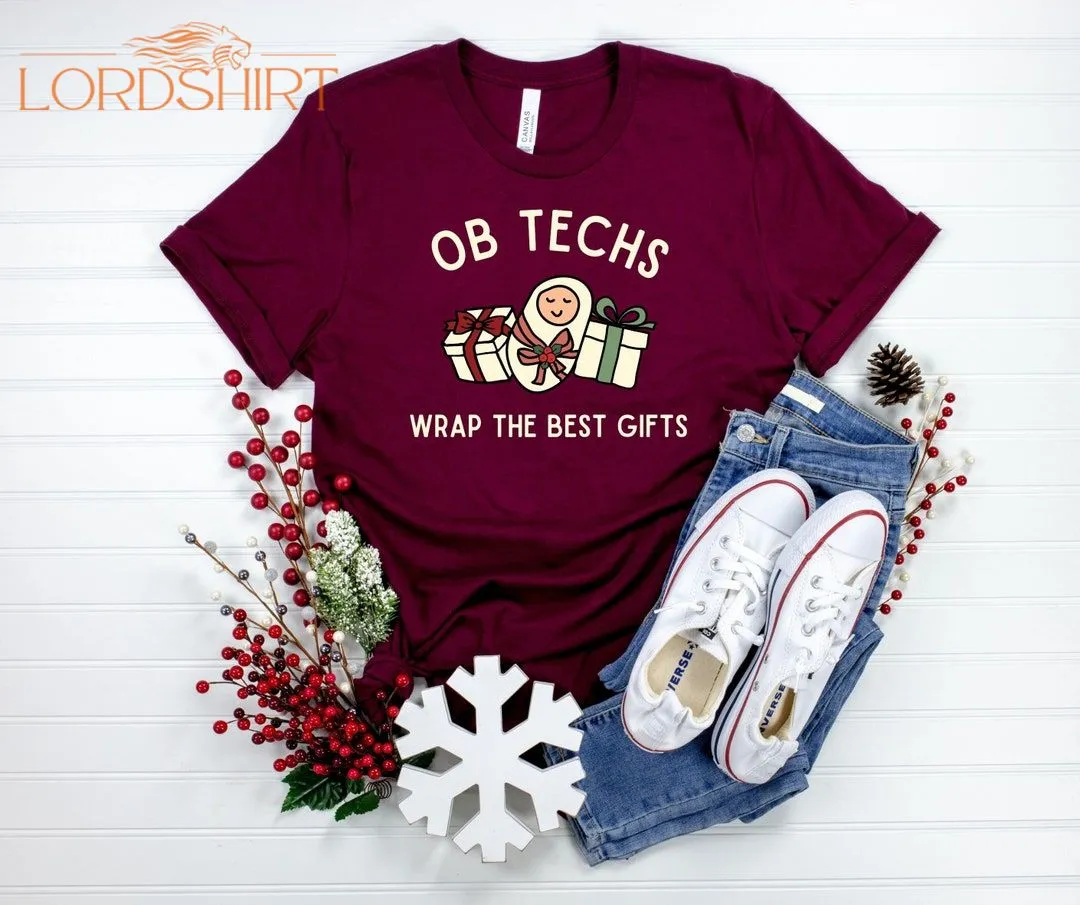 OB Tech Christmas Shirt Christmas Tshirt For L And D Nurses