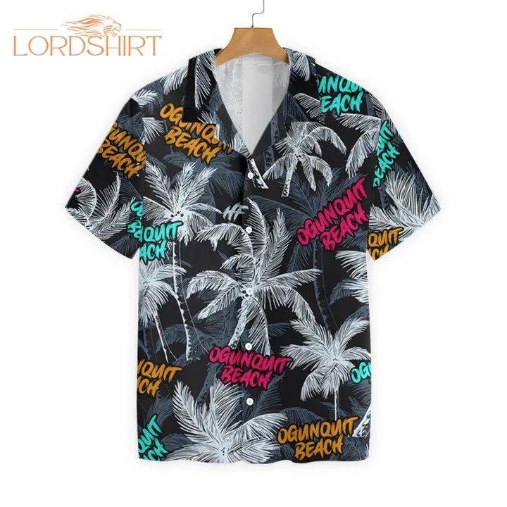 Ogunquit Beach Coconut Tree Hawaiian Shirt