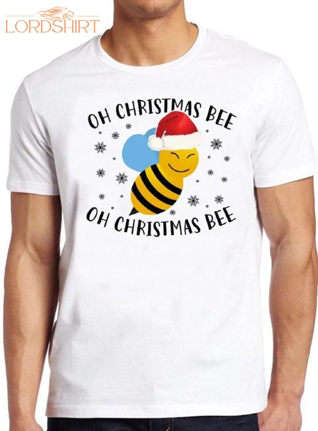 Oh Christmas Bee T Shirt Xmas Funny Gift Cool Gift Tee 353