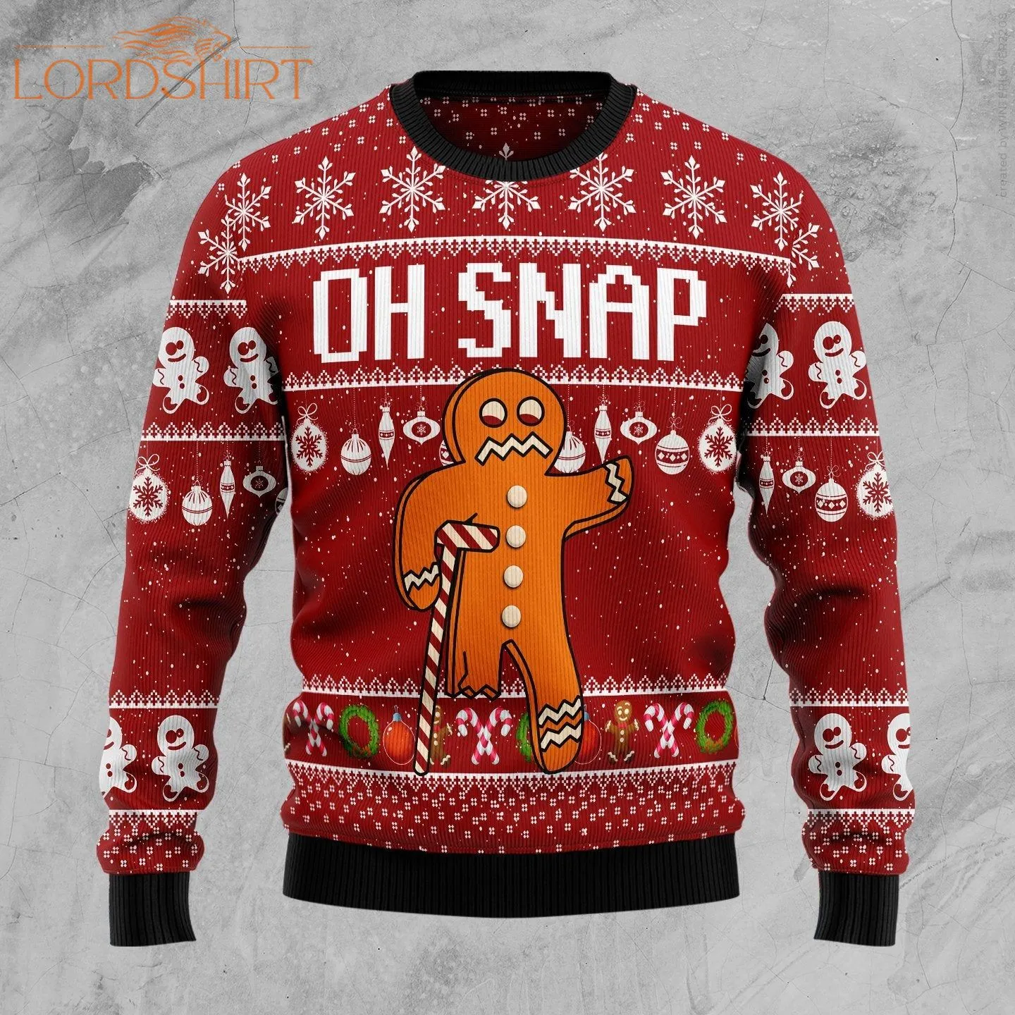 Oh Snap Ugly Christmas Sweater