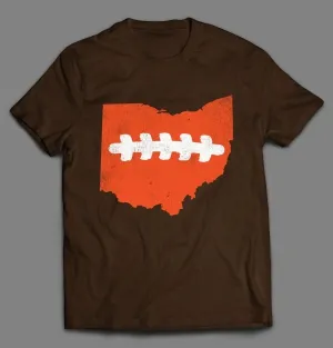 Ohio Football Playoff Distressed Design Shirt