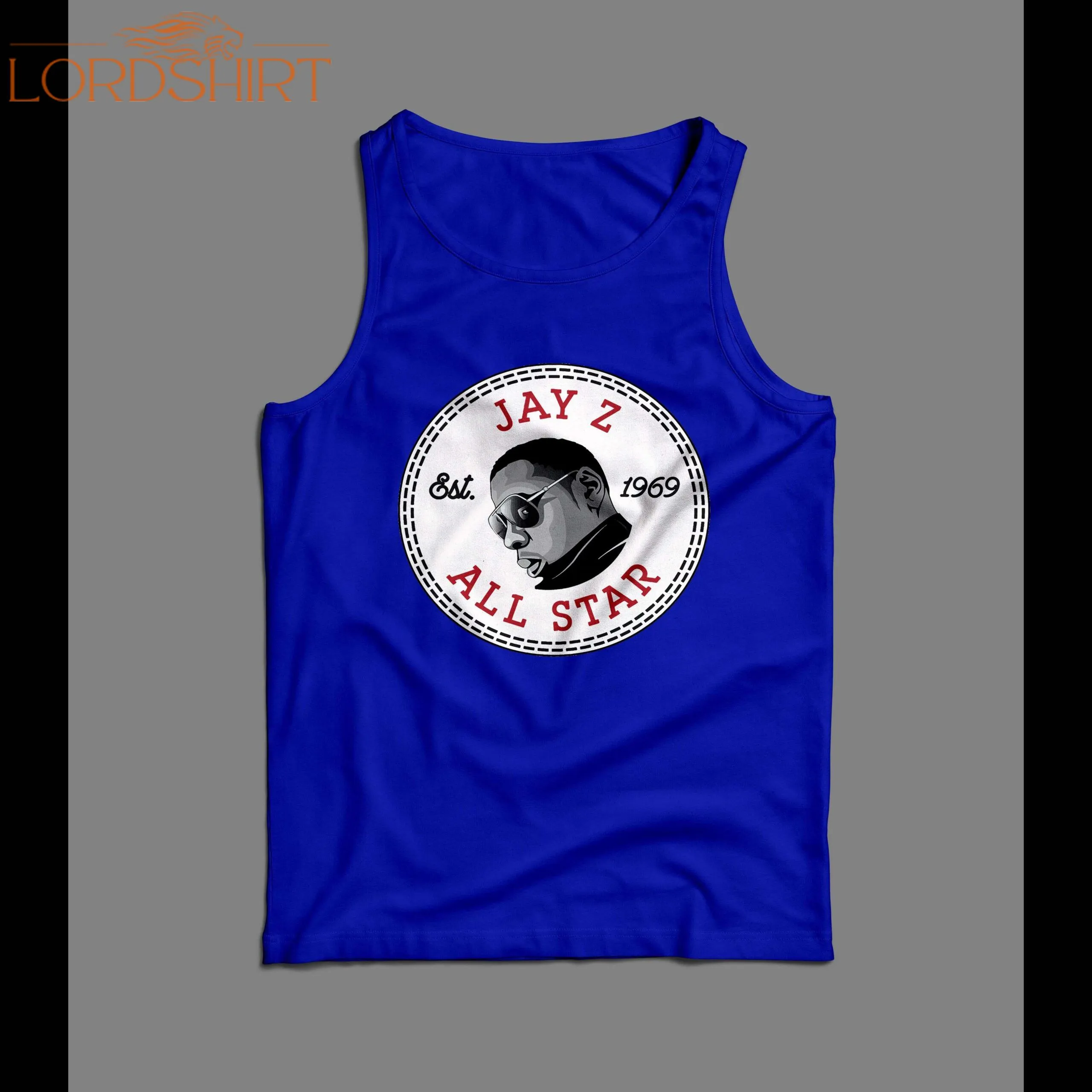 Oldskool New York Rapper Jz All Star Parody Men's Tank Top