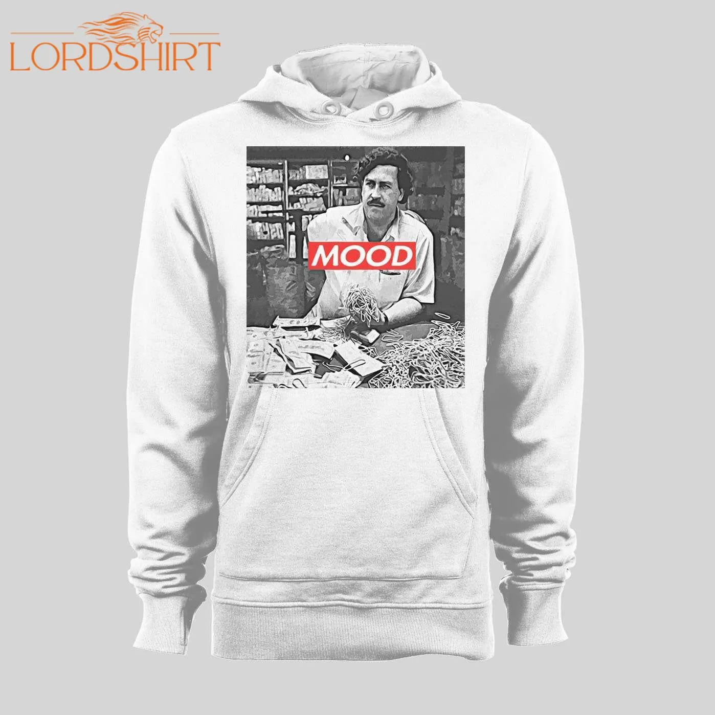 Oldskool Pablo Escobar Mood Winter Hoodie /sweatshirt