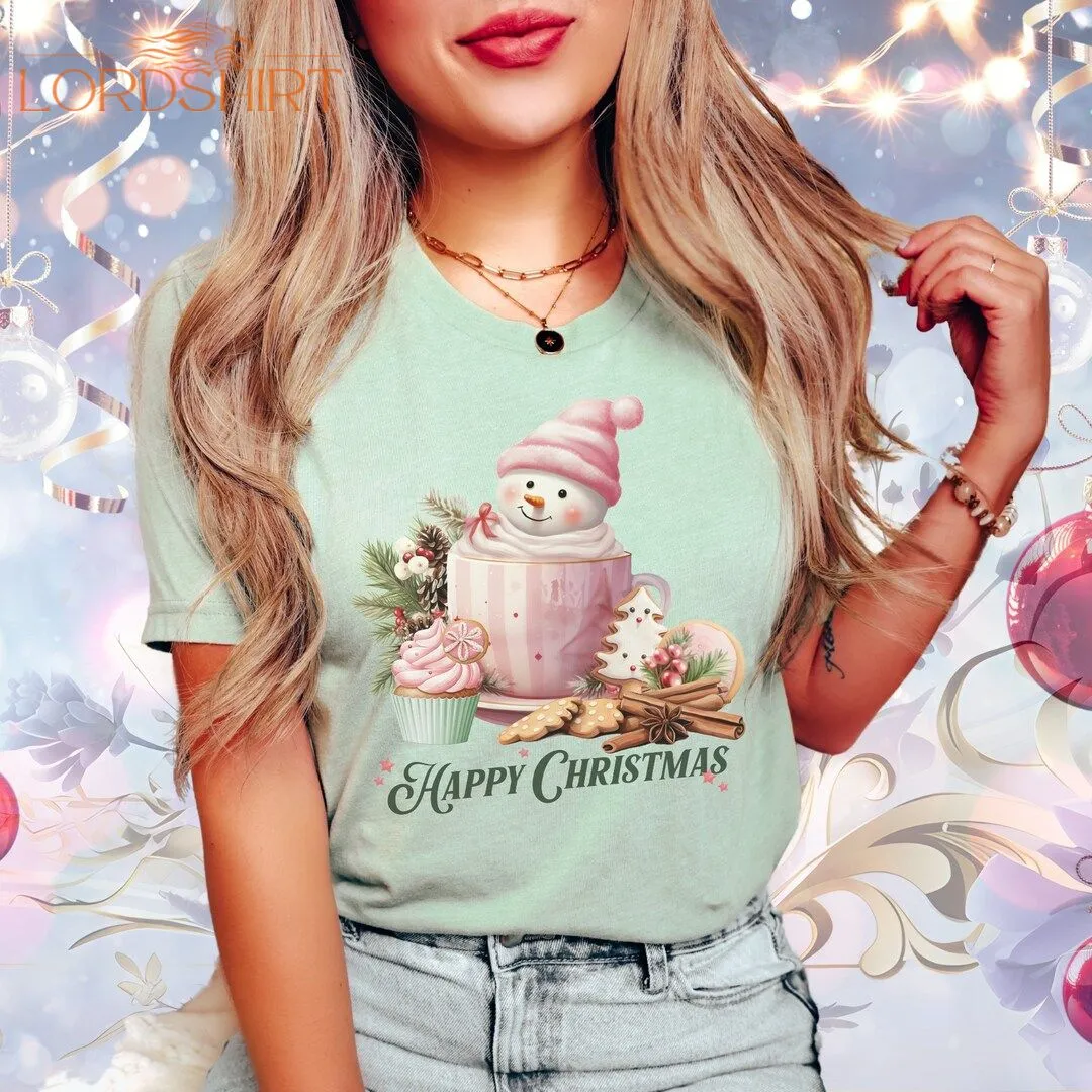 Organic Christmas Coffee Shirt: Coffee Christmas Shirt For