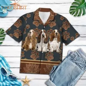 Paw Dog Aloha Hawaiian Shirt