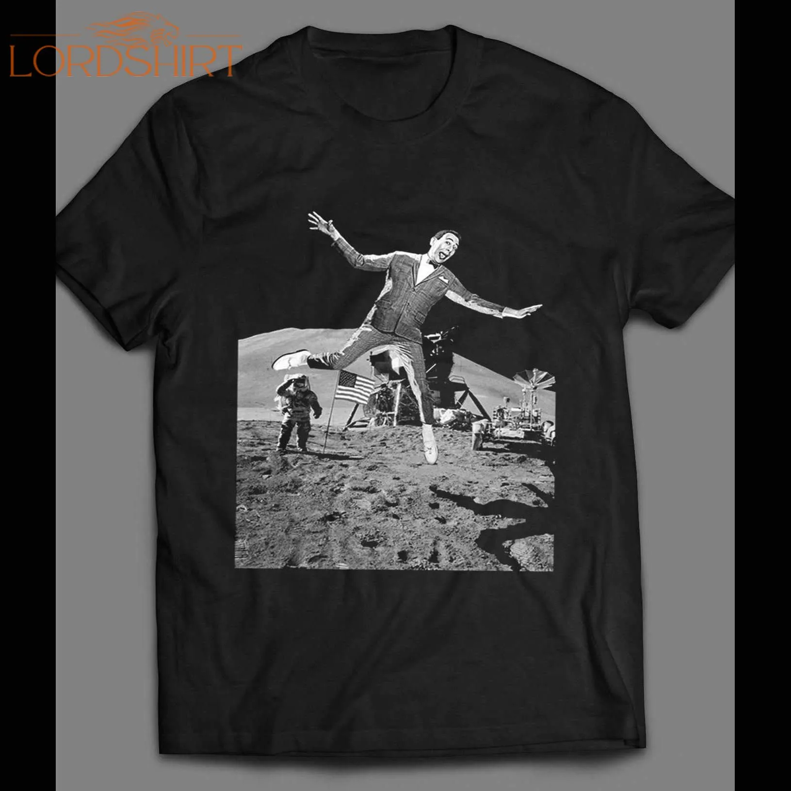 Pee Wee Herman On The Moon Shirt