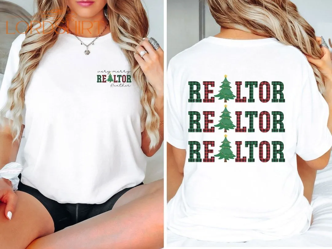 Personalized Real Estate Holiday Shirt Custom Real Estate