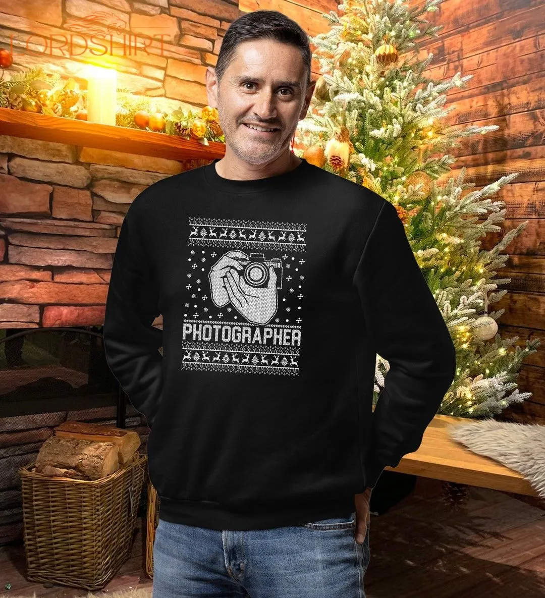 Photographer Christmas Sweatshirt Wedding Photographer