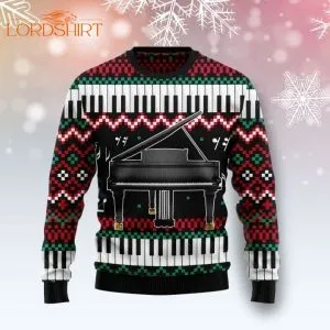 Piano Awesome Ugly Christmas Sweater