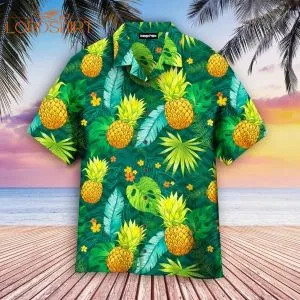 Pineapple Fruit Tropical Aloha Hawaiian Shirt