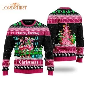 Pink Flamingo Christmas Ugly Christmas Sweater