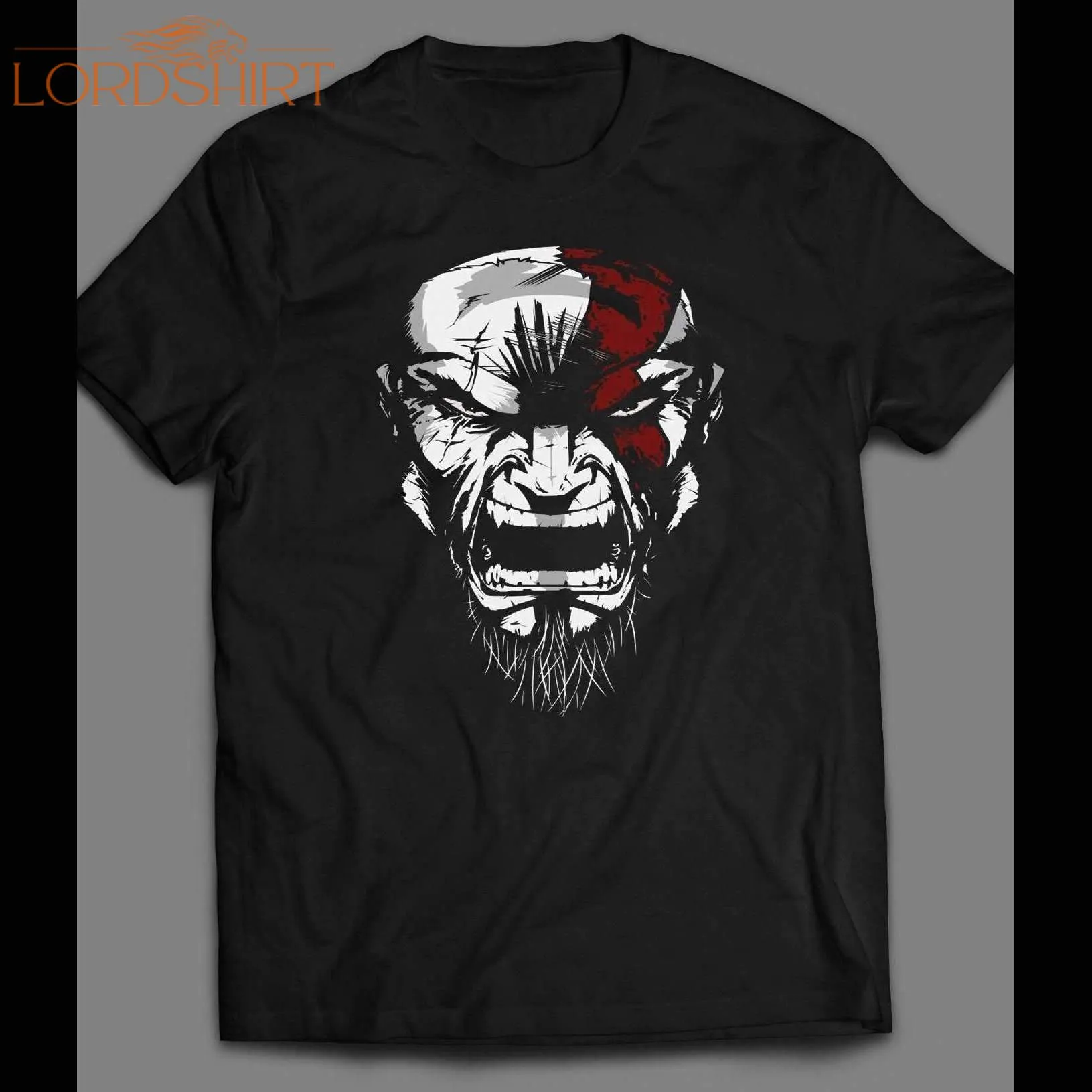 Playstation God Of War's Kratos Custom Art Shirt