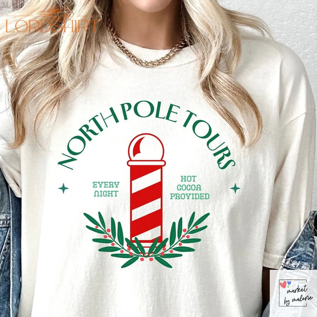 Preppy T Shirt Christmas Sports Club Shirt North Pole Family