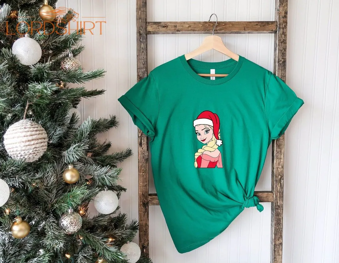 Princess Elsa Christmas T-shirt Frozen Elsa Christmas Shirt