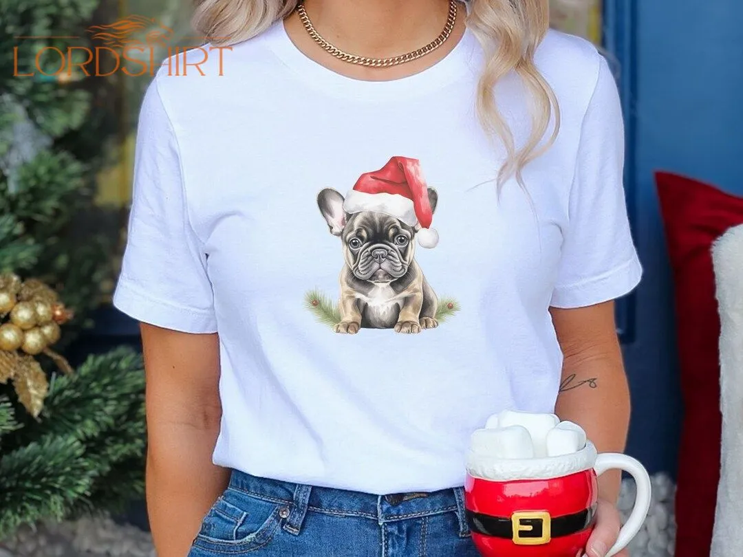 Pug Christmas T-shirt Christmas Dog Shirt Dog Santa