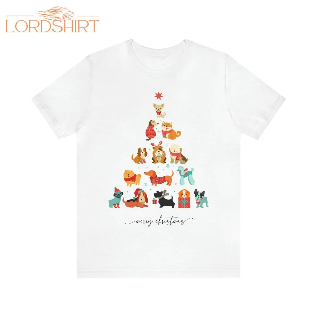 Puppy Themed Christmas T-shirt