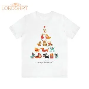 Puppy Themed Christmas T-shirt