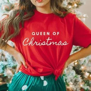 Queen Of Christmas T-shirtchristmas Queen Christmas Shirt