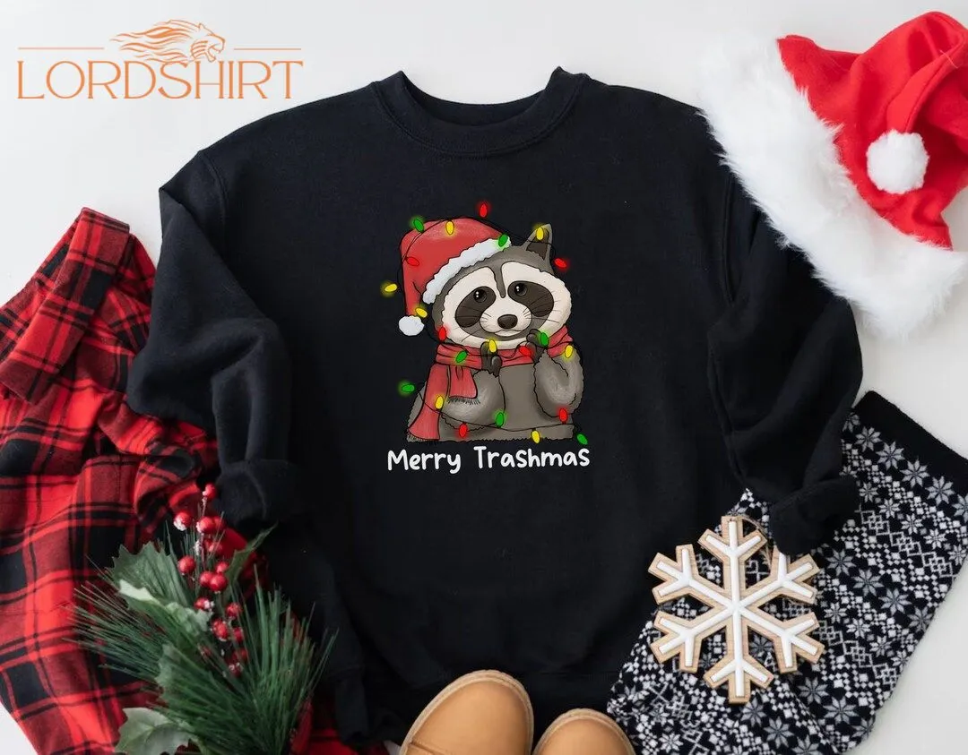 Raccoon Shirtchristmas Sweatshirtraccoon Giftsfunny