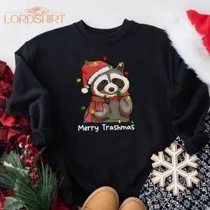 Raccoon Shirtchristmas Sweatshirtraccoon Giftsfunny