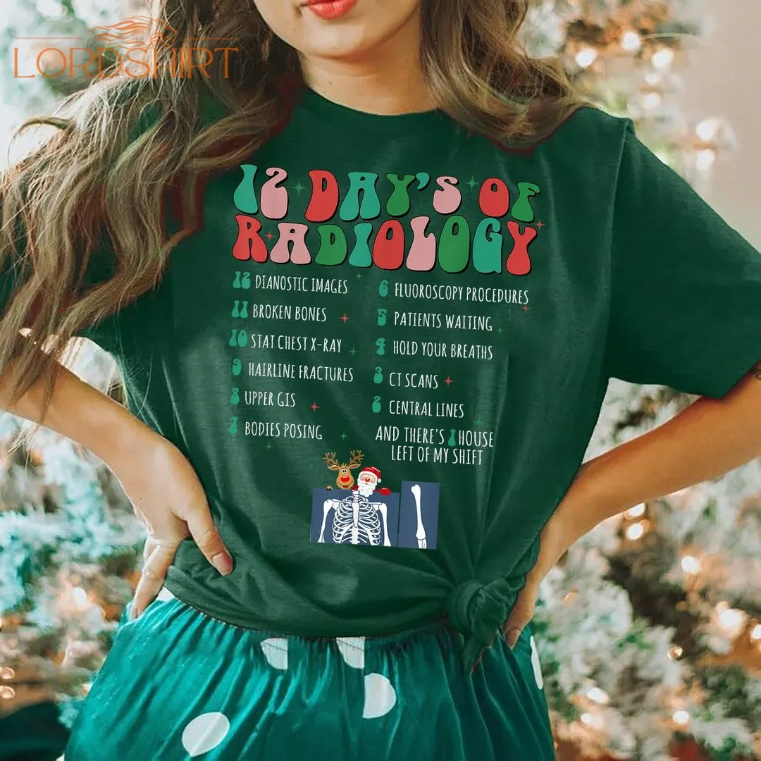 Radiology Christmas Shirt 12 Days Of Radiology Sweater RAD