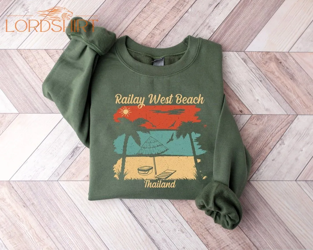 Railay West Beach Tshirt Thailand Hoodie Aesthetic Summer