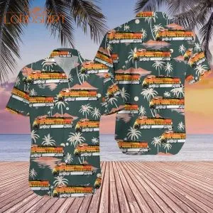 Railway Ge Tier 4 Locomotive Aloha Hawaiian Shirt