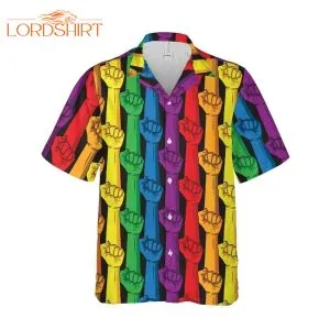 Rainbow Color Lgbt Hawaiian Shirt