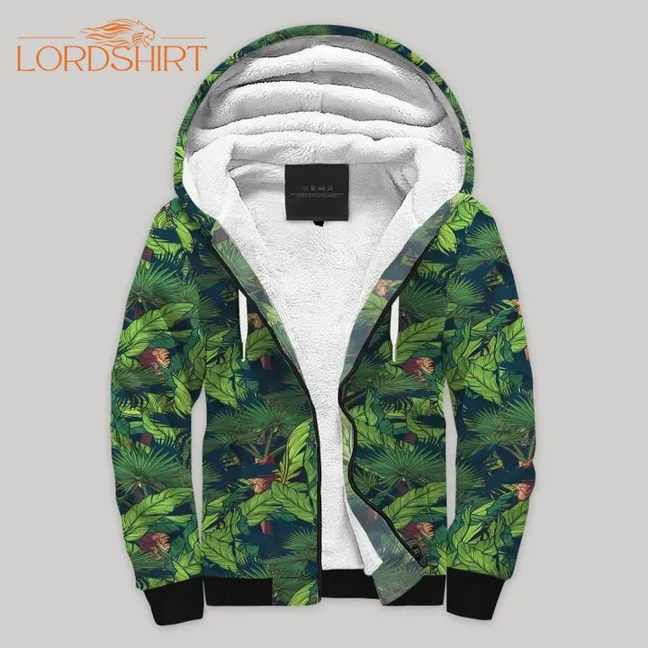 Rainforest Fleece Zip Hoodie All Over Print