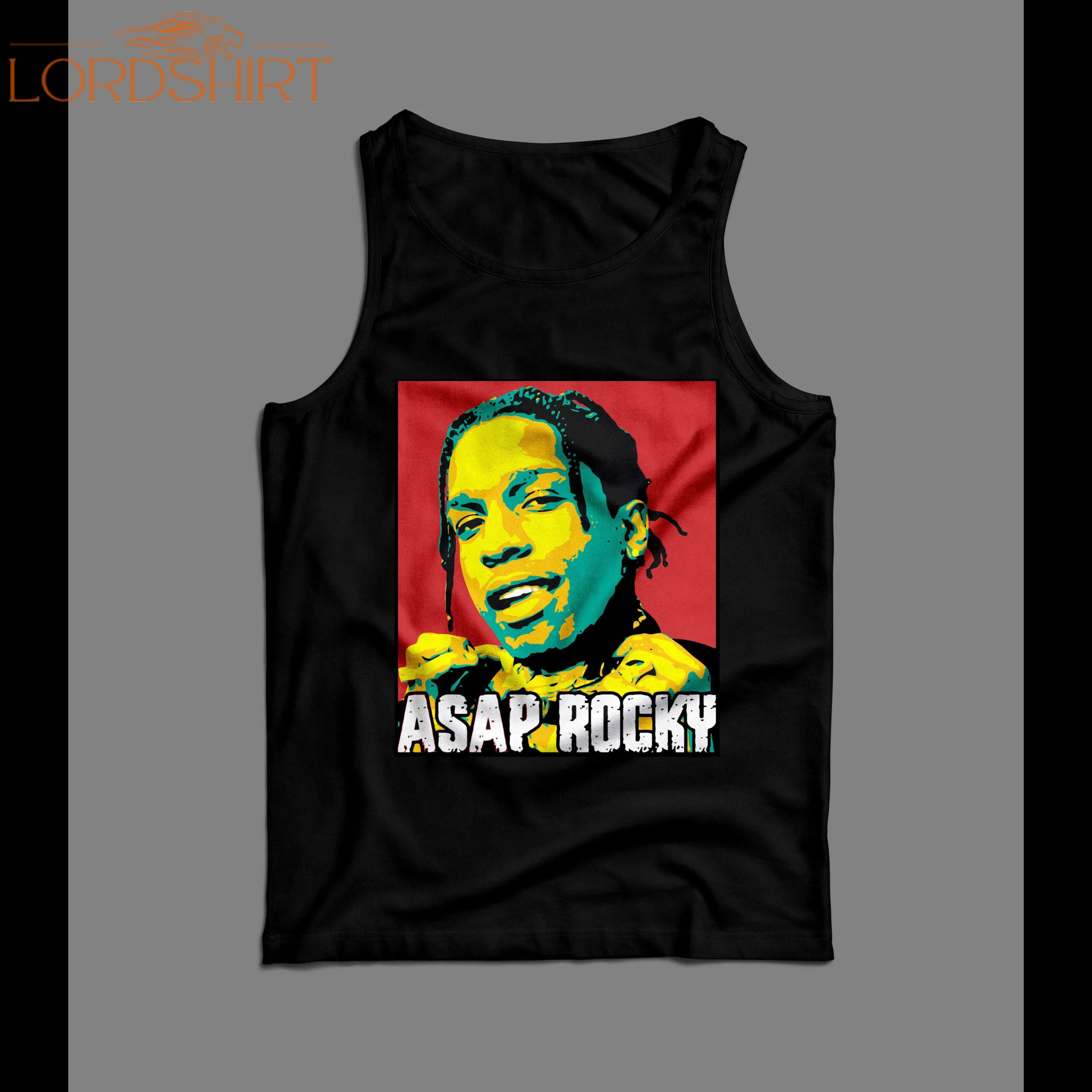 Rapper Asap Rocky Pop Art Men's Tank Top