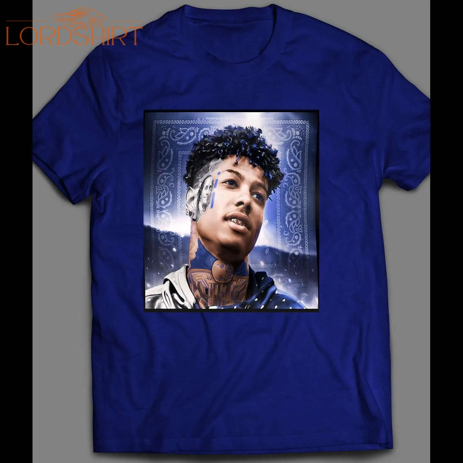 Rapper Blueface Hip Hop Art Shirt