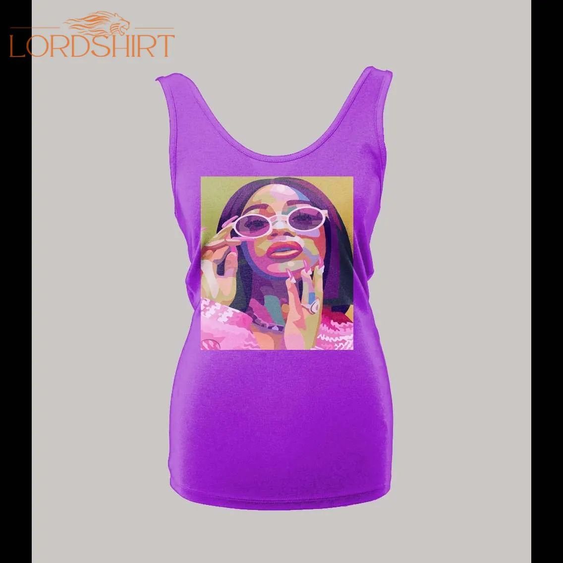 Rapper Cardi B Ladies Tank Top