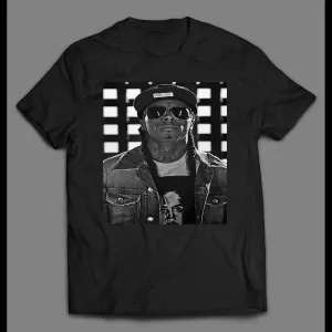 Rapper Lil Weezy Black &038; White Photo Shirt