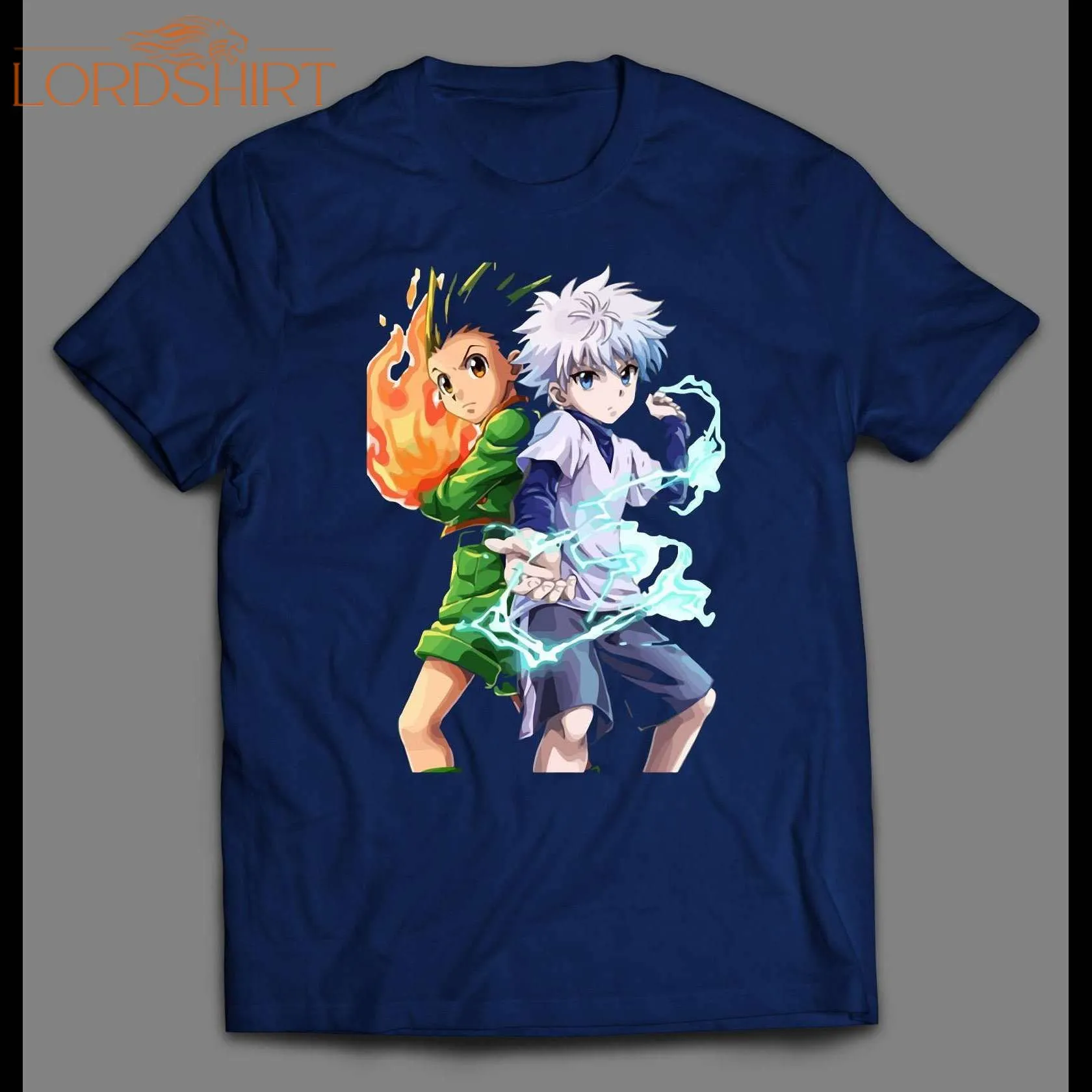 Rare Japanese Anime Gon And Killua High Quality Art Shirt