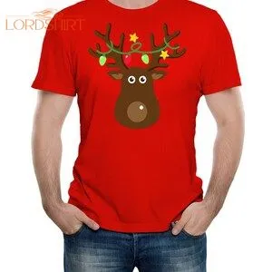 Reality Glitch Men's Rudolph The Reindeer Christmas