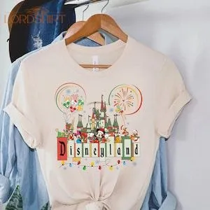 Retro Disneyland Christmas Shirts Mouse And Friends Magical