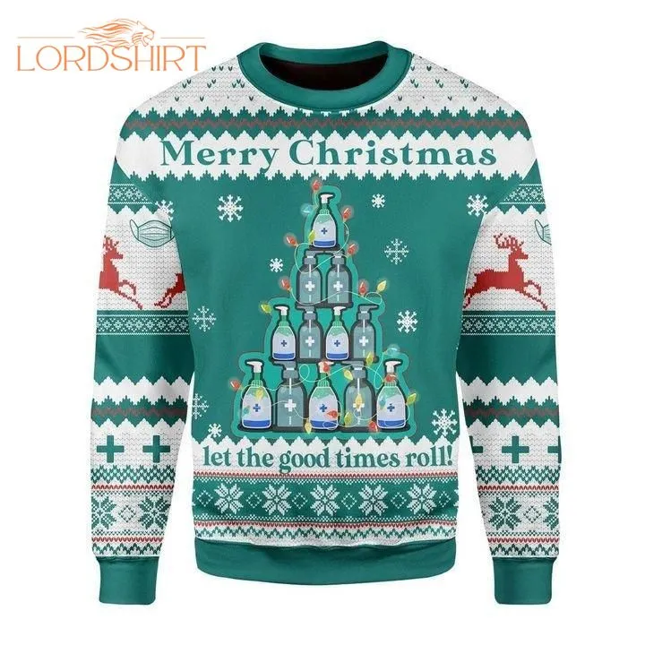 Sanitizer Merry Christmas Ugly Christmas Sweater