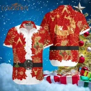 Santa Claus Costume Christmas Hawaiian Shirt